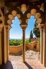 Alcazaba and Castle of Gibralfaro on Mount Malaga above the old town, Malaga, Spain. Art Print